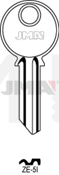 JMA ZE-5I Cilindričan ključ (Silca ZE1R / Errebi ZE5S)