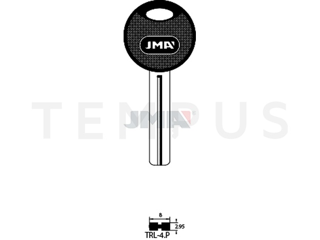 Jma TRL-4.P Specijalan ključ (Silca TRK8DP / Errebi TK39P130) 14536