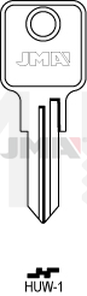 JMA HUW-1 Cilindričan ključ (Silca HW4 / Errebi UW4R)