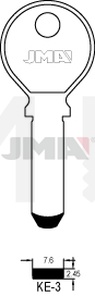 JMA KE-3 kl.ks2 Specijalan ključ (Silca KE3 / Errebi KC2)