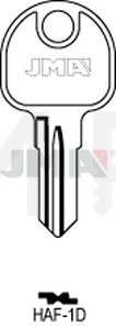 JMA HAF-1D  Cilindričan ključ (Silca HF74R / Errebi HAF1R)