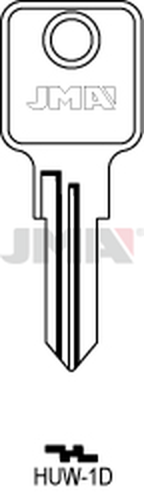 JMA HUW-1D Cilindričan ključ (Silca HW4R / Errebi UW4)