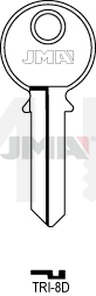 JMA TRI-8D Cilindričan ključ (Silca TL4 / Errebi TR2R)