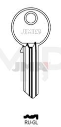 JMA RU-GL Cilindričan ključ (Silca RU10R / Errebi RU10R)