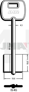 JMA IS-4G Kasa ključ (Silca 5IE9 / Errebi 1IE5)