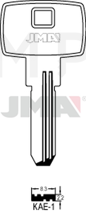 JMA KAE-1 Specijalan ključ (Silca KLE1 / Errebi KAL3)