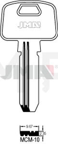 JMA MCM-10 Specijalan ključ (Silca MC10R / Errebi MD13R)