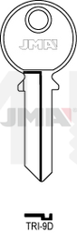 JMA TRI-9D Cilindričan ključ (Silca TL5 / Errebi TR6R)