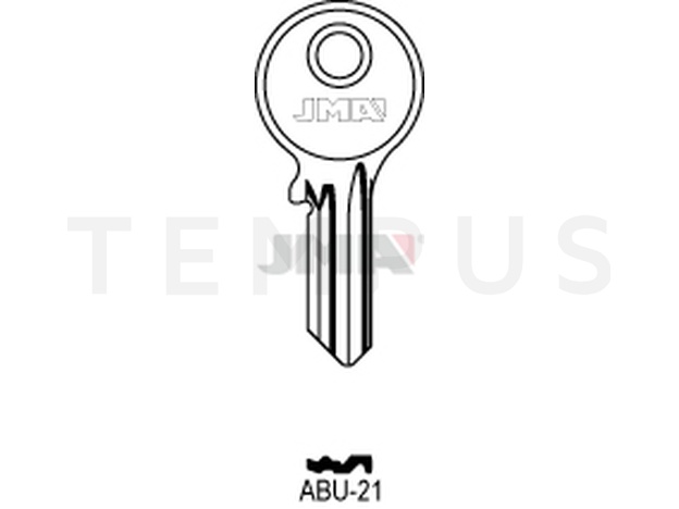 ABU-21 Cilindričan ključ (Silca AB53  / Errebi AU64R)