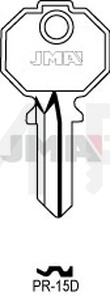 JMA PR-15D Cilindričan ključ (Silca PF070 / Errebi P4PD)