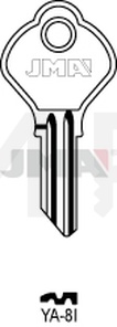 JMA YA-8I Cilindričan ključ (Silca YA17R / Errebi YG2R)