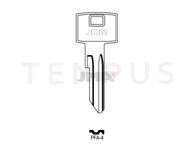 PFA-4 Cilindričan ključ (Silca PHF4R / Errebi PH4SL) 21066