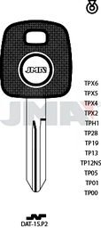 JMA TP00DAT-15.P2 (Silca NSN14TE / Errebi T00NS8P)