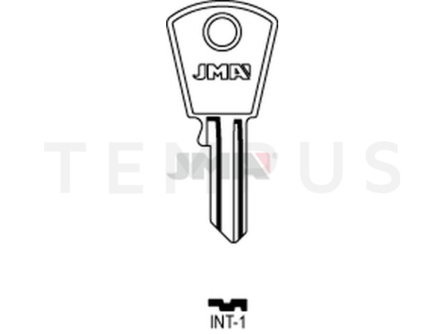 INT-1 Cilindričan ključ (Silca IT1 / Errebi IN2R)