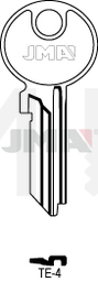 JMA TE-4 Cilindričan ključ (Silca TE8XFA)