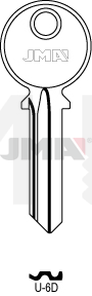 JMA U-6D Cilindričan ključ (Silca UL054 / Errebi U6D)