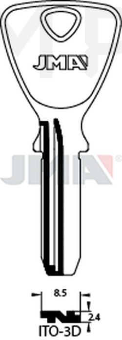 JMA ITO-3D Specijalan ključ (Silca IO2R)
