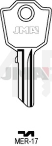 JMA MER-17 Cilindričan ključ (Silca MER4 / Errebi MRP5)