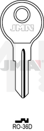 JMA RO-36D Cilindričan ključ (Silca RO49 / Errebi R31)