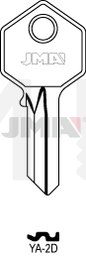 JMA YA-2D Cilindričan ključ (Silca YA6 / Errebi YI4D)