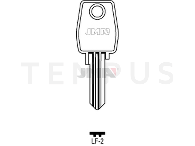 LF-2 Cilindričan ključ (Silca LF2 / Errebi LF8) 13383
