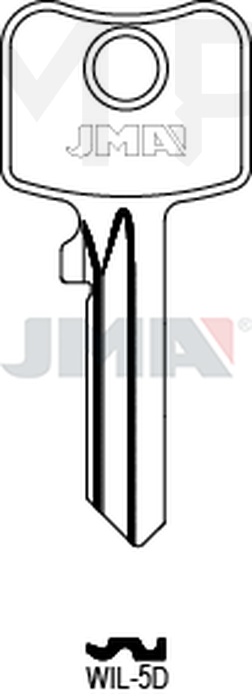 JMA WIL-5D Cilindričan ključ (Silca WK55 / Errebi WI5D1)