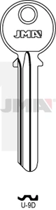 JMA U-9 Cilindričan ključ (Silca  UL047 / Errebi U8S)