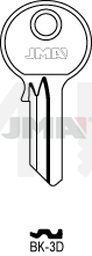 JMA BK-3D Cilindričan ključ (Silca YL30 / Errebi KS3PD)