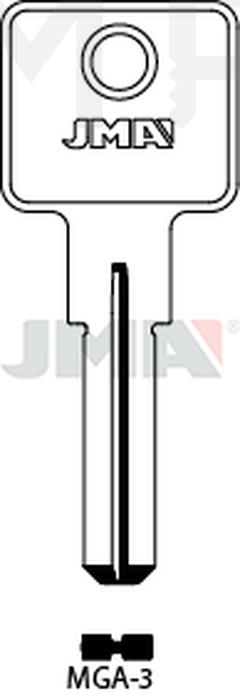 JMA MGA-3 Specijalan ključ (Silca MG8 / Errebi MG10)