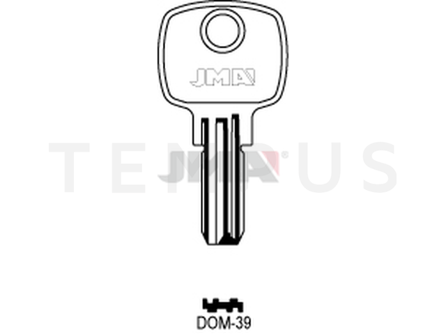 DOM-39 Specijalan ključ (Silca DM128 / Errebi DM83) 12882