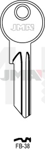 JMA FB-38 Cilindričan ključ (Silca FB35R / Errebi F45R)