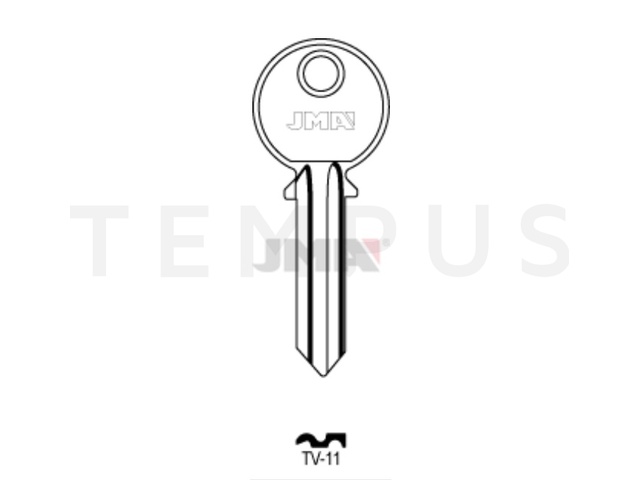 TV-11 Cilindričan ključ (Silca TR2 / Errebi TO2) 19838