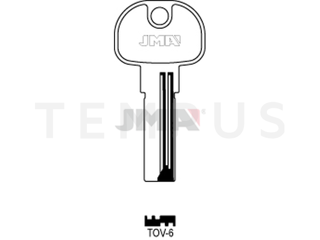 TOV-6 Specijalan ključ (Silca TV1 / Errebi TOV5) 13789