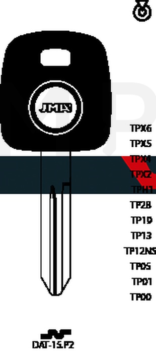 JMA TP00DAT-15.P2 (Silca NSN14TE / Errebi T00NS8P)