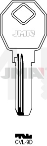 JMA CVL-9D Specijalan ključ (Silca CVL5R / Errebi CV9)