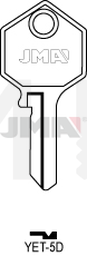 JMA YET-5D Cilindričan ključ (Silca YT3R / Errebi YE7R)
