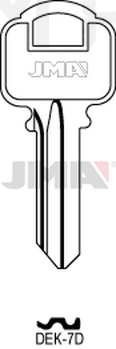 JMA DEK-7D Cilindričan ključ (Silca DK9R)