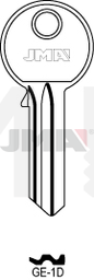 JMA GE-1D Cilindričan ključ (Silca GE1, FK1, AB7, GE32 / Errebi GG5DN)