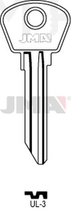 JMA UL-3 Cilindričan ključ (Silca DMT2R / Errebi ULN3S)