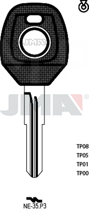 JMA TP00NE-35.P3 (Silca NE77RT0 / Errebi T00NE80P)