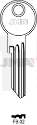JMA FB-32 Cilindričan ključ (Silca FB21RX / Errebi F41RL)