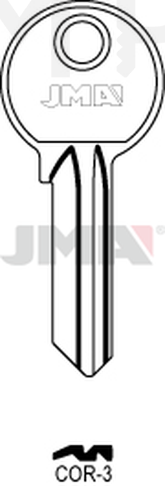 JMA COR-3 Cilindričan ključ