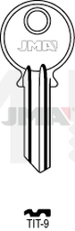 JMA TIT-9 Cilindričan ključ (Silca TN4R / Errebi TT4R)