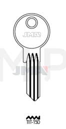JMA TIT-15D Cilindričan ključ (Silca TN36 / Errebi TT14)