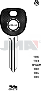 JMA TP00GM-37.P (Silca B111-PT / Errebi T00GM36P)