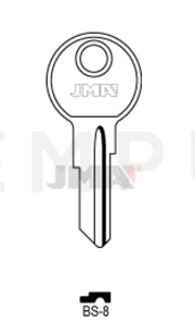 JMA BS-8 Cilindričan ključ (Silca CY13 / Errebi CY63)