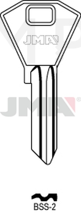 JMA BSS-2 Cilindričan ključ (Silca BS5R / Errebi BN8R)