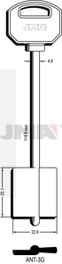 JMA ANT-3G Kasa ključ (Silca ALLT / Errebi 2AN4N)