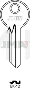 JMA BK-1D Cilindričan ključ (Silca BK1 / Errebi KSC5D)