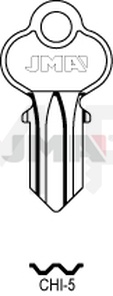 JMA CHI-5 Cilindričan ključ (Silca CH8 / ErrebiCHI12)